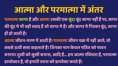 Atma Aur Paramatma Mein Antar
