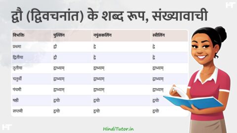 Do, Dwi Shabd Roop in Sanskrit