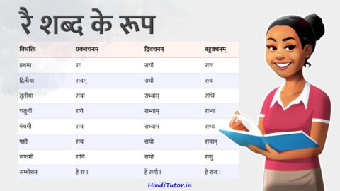 Rai Shabd Roop in Sanskrit
