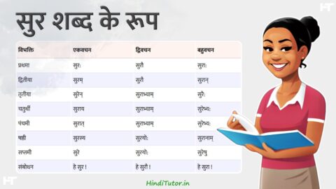 Sur Shabd Roop in Sanskrit