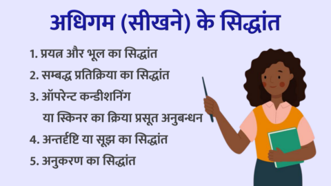 Theories of Learning in Hindi