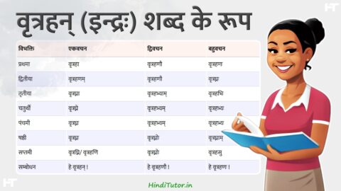 Vritrahan, Vratrahan Shabd Roop in Sanskrit